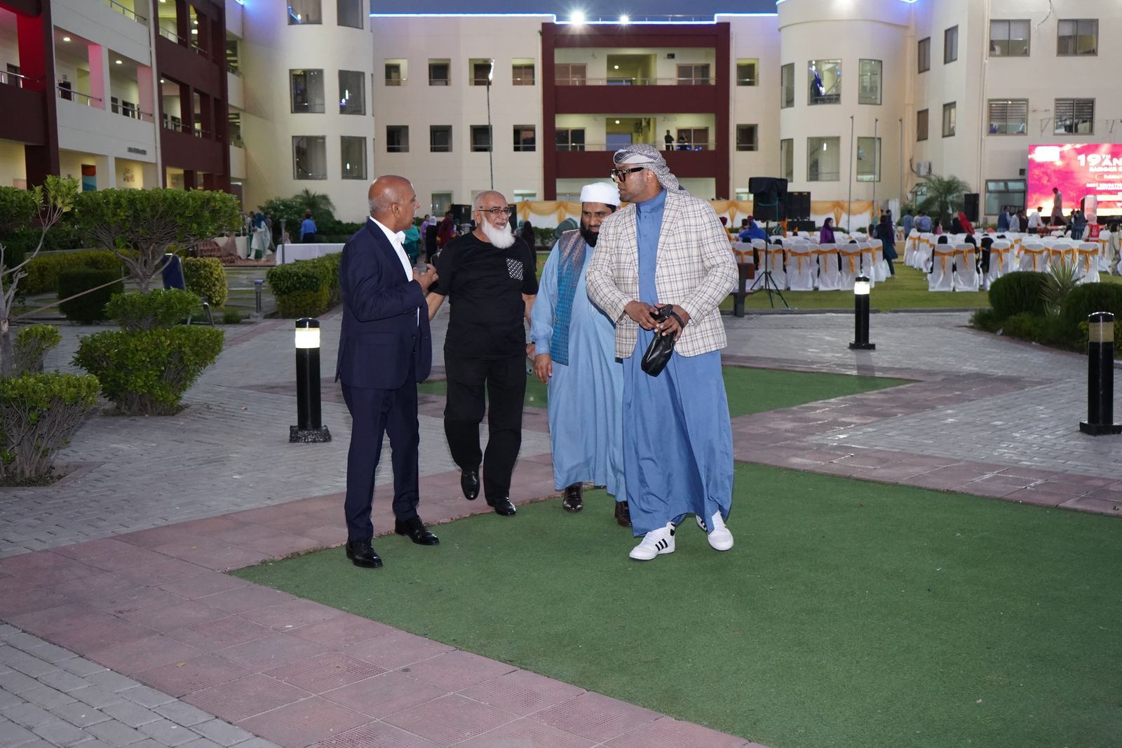 Mohamed Sameer Ismail arriving at the KORT anniversary event