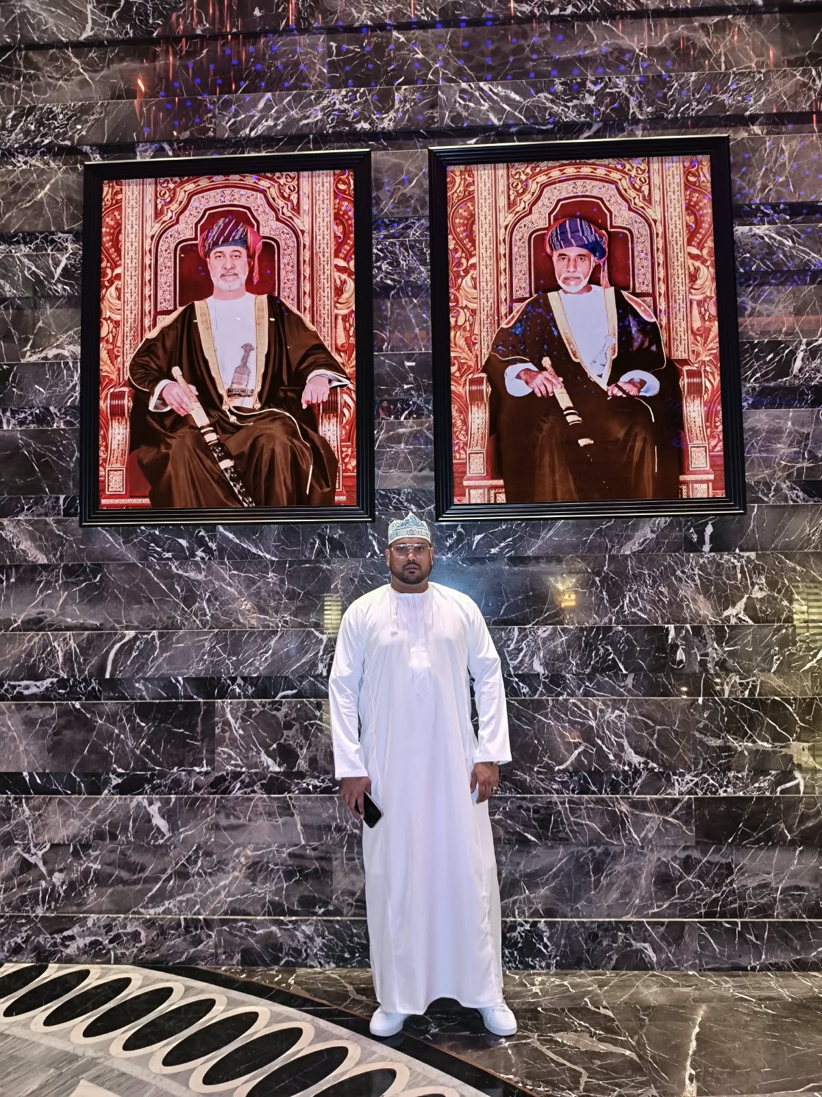 Mohamed Sameer Ismail during a business visit in Oman
