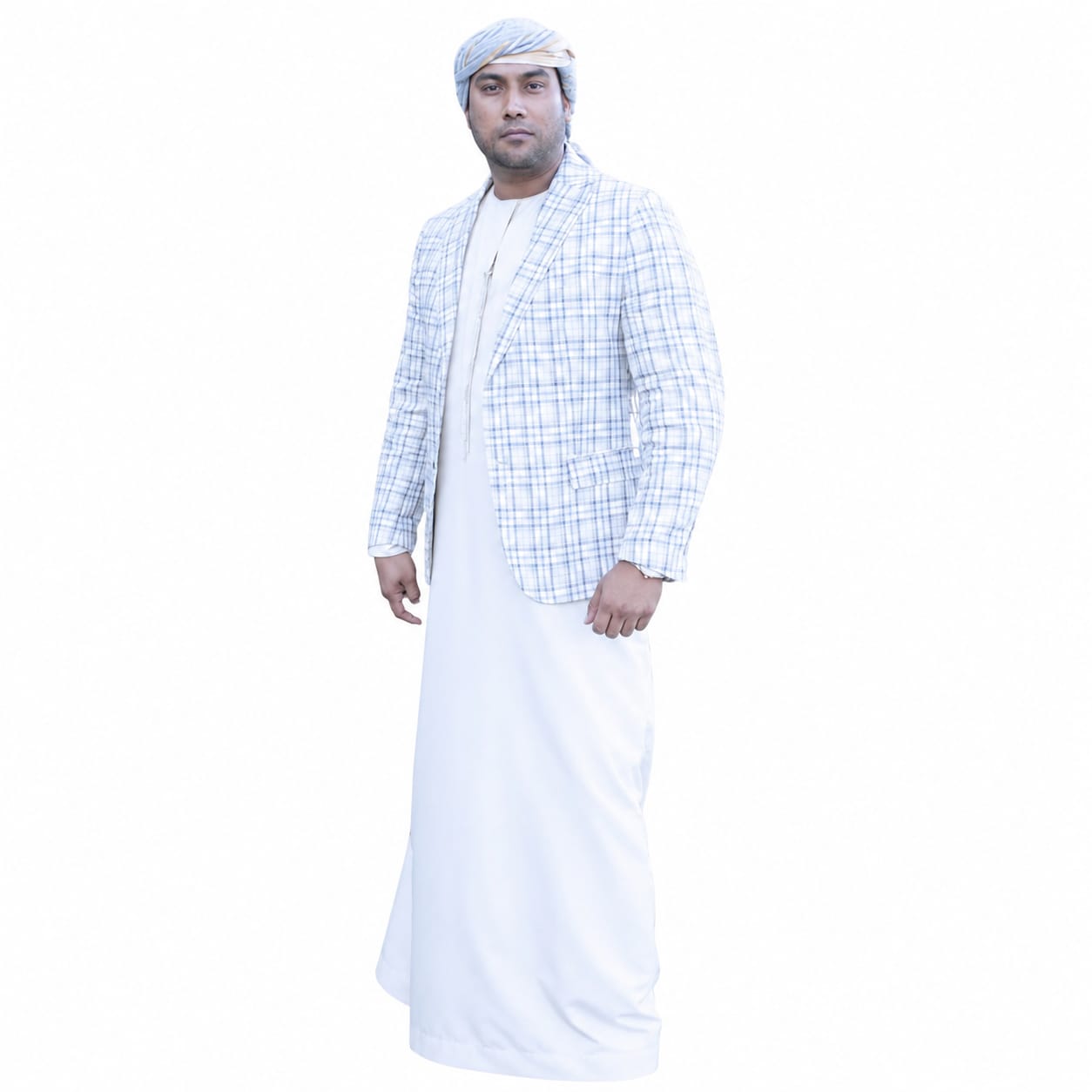 Mohamed Sameer Ismail in traditional formal dress