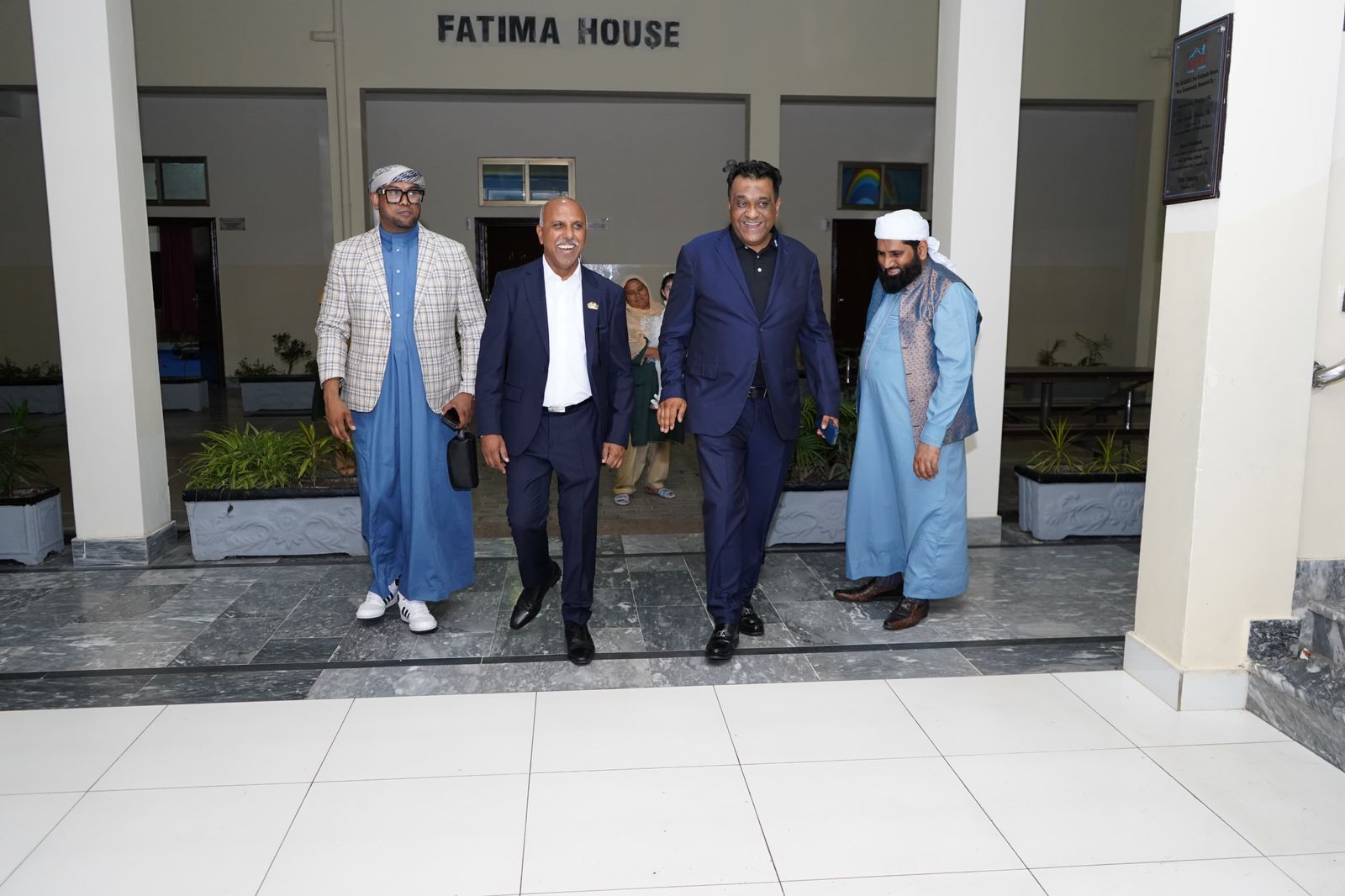 Mohamed Sameer Ismail with KORT trustees at Fatima House